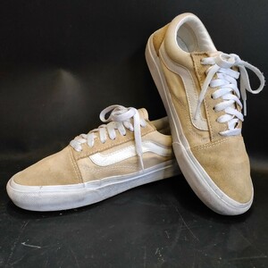 【中古品】VANS OLD SKOOL オールドスクール 23.5cm V36CF BLOOM スニーカー レディース カラー:サンド 【管R146-2306】