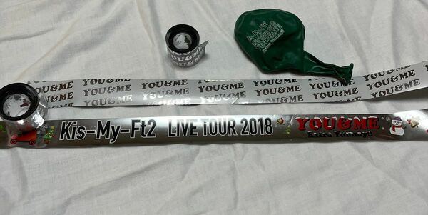 LIVE TOUR 2018 Yummy!! you&me　銀テープ　風船