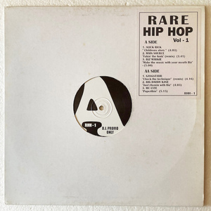 【12inch】 V.A. / Rare Hip Hop Vol 1 【Slick Rick / Main Source / Biz Markie / Gang Starr / Big Daddy Kane / MC Lyte / RHH-1】