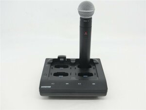 中古 SHURE　MXWNCS4 ネットワーク 充電ステーション SM58マイク 動作未確認 　　ジャンク品　送料無料