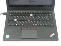中古Lenovo ThinkPad X260 第6CORE世代I5　6300UGHZ 　12.5型 ノートパソコン　BIOSまで表示　　詳細不明　　ジャンク扱い 　_画像3