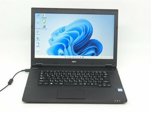 カメラ内蔵/ノートパソコンNEC　VX-T　Win11Pro　Corei5-6200U/15.6型/12GB/新品SSD256GB/HDMI/USB3.0/office搭載　送料無料