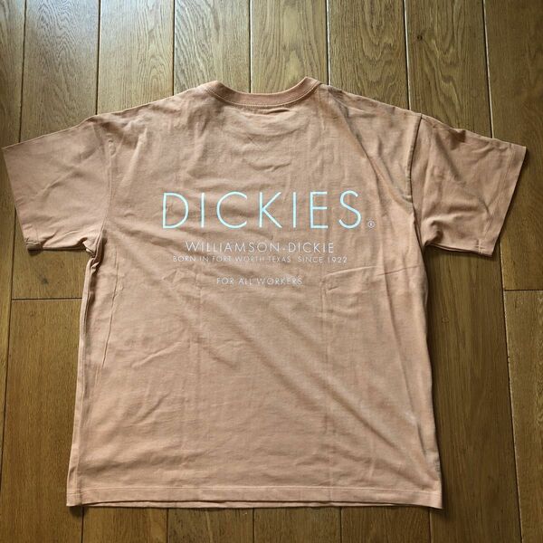 Dickies バックプリント Tシャツ 綿100 ビッグTシャツ かなり大きいサイズ サイズ表記M