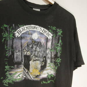 希少　90s　Blackmore's Night　ブラックモアズ・ナイト　1997ツアーTシャツ　リッチーブラックモア　表記サイズL　送料230円