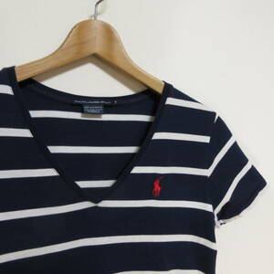 格安！　POLO RALPH LAUREN　ラルフローレン　レディース　ボーダーカットソー　Tシャツ　送料230円