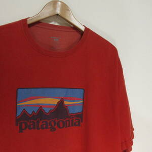 ビッグサイズ　旧タイプ　patagonia　パタゴニア　オーガニックコットンTシャツ　表記サイズXL　丸胴