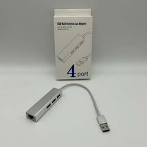 USB - RJ45 アダプター イーサネット USB ドングル 3.0 HUB アダプタ B301_画像1