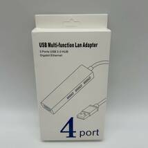 USB - RJ45 アダプター イーサネット USB ドングル 3.0 HUB アダプタ B301_画像6