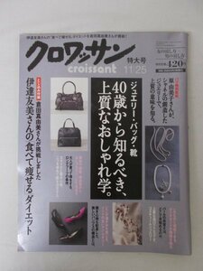 AR11909 クロワッサン 2008.11.25 原由美子 シャネル ジュエリー 宝飾工房 セラミック カメリア ダイヤモンド ティファニー 花モチーフ