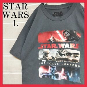 STARWARSスターウォーズカイロレンダークサイドロゴムービーTシャツtシャツ Tee プリントTシャツ