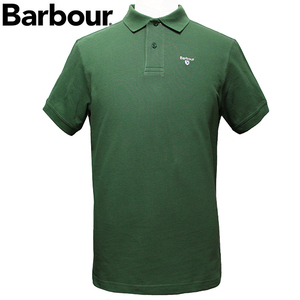 バブアー Barbour ポロシャツ メンズ 半袖 鹿の子 サイズXXL RACING GREEN MML0358 OL72 新品