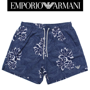 エンポリオ アルマーニ 海水パンツ 海パン メンズ 水着 サーフパンツ サイズ54 EMPORIO ARMANI SWIMWEAR 211740 3R444 18736 新品