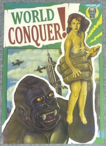 ☆保管品!ポスター WORLD CONQUER! WOMBIE COMIX 590mm×420mm 300枚セット☆