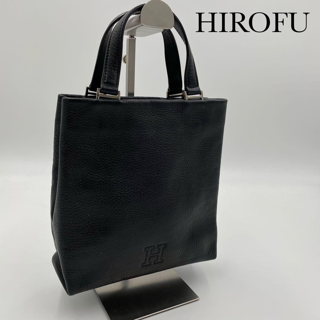 ヤフオク! -「ヒロフ ハンドバッグ ブラック レザー hirofu」の落札