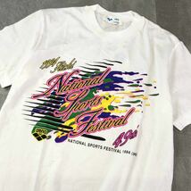 【新品・タグ付】arena by DESCENTE アリーナ　デサント　1994 NATIONAL SPORTS FESTIVAL プリントTシャツ 半袖Tシャツ ホワイト　サイズL_画像2