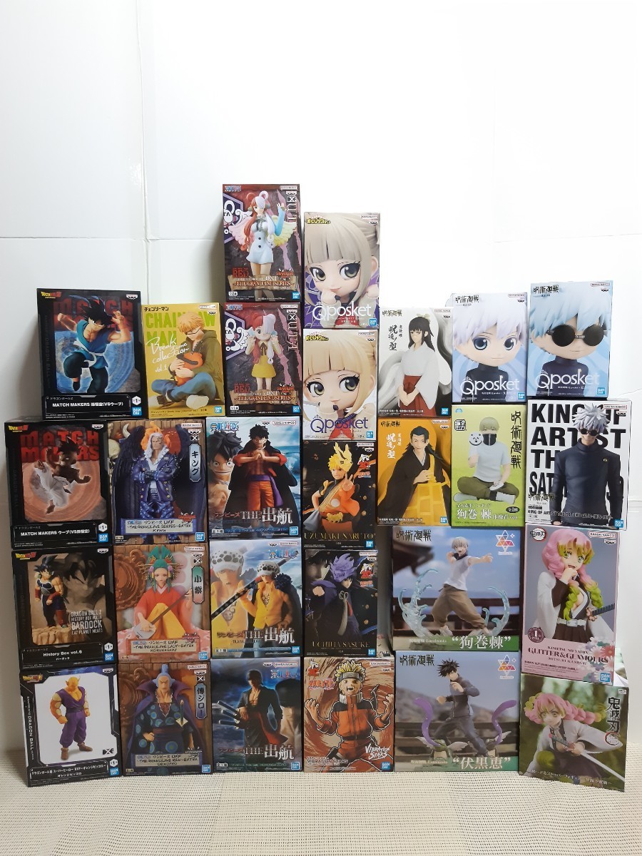 新品未開封】ワンピース 呪術廻戦 NARUTO 鬼滅の刃 ワンパンマン