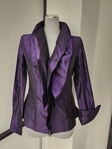  Ralph Lauren Silhouette. beautiful silk blouse size 2[8772-2]