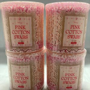 PINK COTTON SWABS 200pcs × 4 ノルコーポレーション