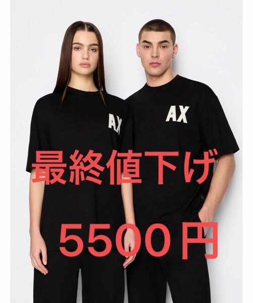 【A|X アルマーニ エクスチェンジ】AXロゴ 半袖クルーネックTシャツ (UNISEX CAPSULE)