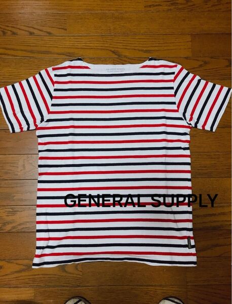 ゼネラルサプライ　赤×紺　ボーダーTシャツ SHIPS GENERAL SUPPLY 