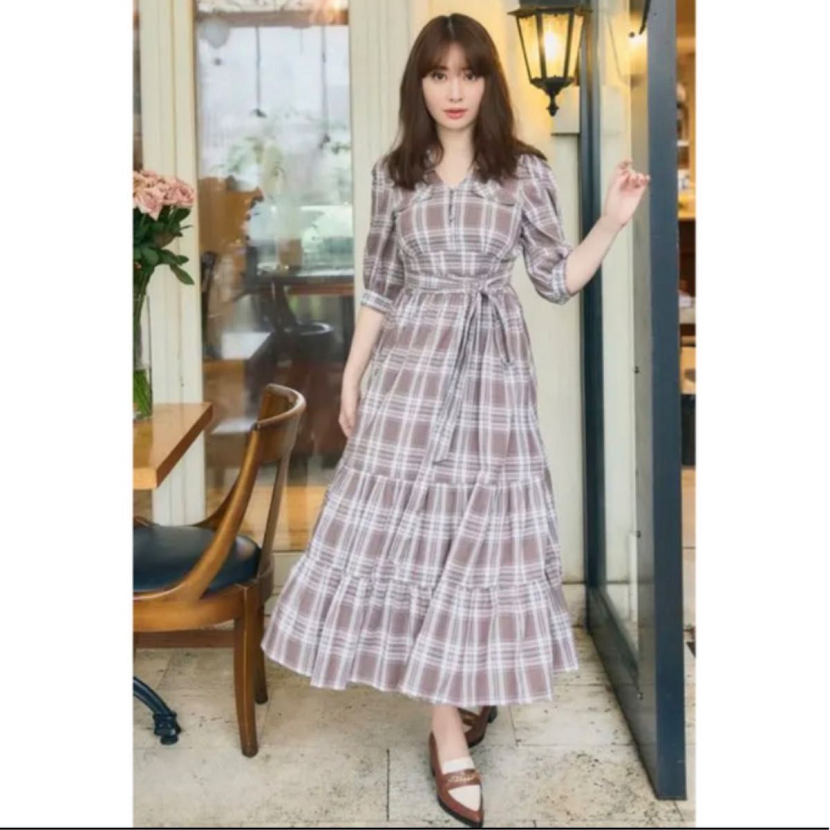 Her lip to Linen Belted Maxi Dress｜Yahoo!フリマ旧PayPayフリマ