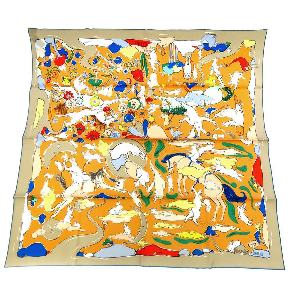 ヤフオク! -「エルメススカーフ うさぎ」(エルメス) (え)の落札相場