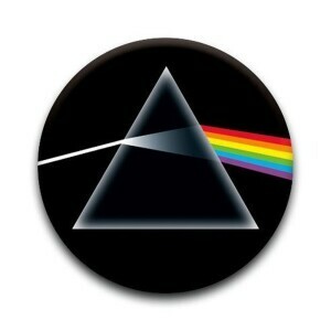 Pink Floyd / ピンク・フロイド『Dark Side of The Moon 1.25 inch Rd. Button』バッジ / バッチ【未使用】公式グッズ / 狂気