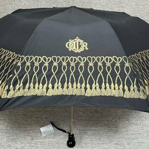 希少　未使用タグ付き　旧ロゴ　Christian Dior クリスチャンディオール　ヴィンテージ　折りたたみ傘 晴雨兼用 80年代〜90年代オールド