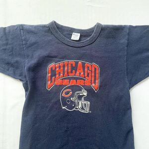 80s champion CHICAGO BEARS チャンピオン シカゴベアーズ ネイビー Tシャツ Boys L vintage