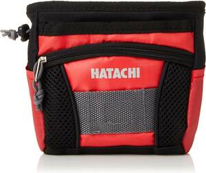 新品　送料無料 ハタチ(HATACHI) グラウンドゴルフ用 ウエストポーチ2 62 レッド BH7902　ブルー 青 ゲートボール