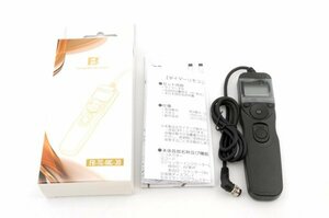 [ new goods ] programmable shutter timer remote control Nikon 10 pin terminal for cable our shop original japanese manual attaching release Nikon 