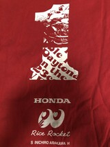 ◆SHINICHIRO ARAKAWA シンイチロウアラカワ HONDA 半袖Tシャツ レッド_画像7