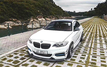 ★BMW F22 F23 Mスポーツ フロント リップ スポイラー EX型 FRP製★各社メーカ純正色塗装込★ 2014-現行☆._画像8