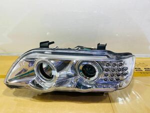 ★送料無料★美品 BMW X5 E53 インナー メッキ LED プロジェクター ヘッドライト アンバーリフレクター 左セット 反射板RSD-100207A aj356