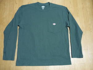 DANTON 長袖Tシャツ 40 ロンT グリーン