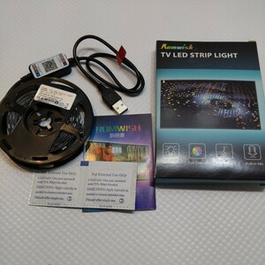 【新品】テレビテープライト　TV LED STRIP LIGHT　テープライト　ライト　照明　飾り　イルミネーション 　インテリア　no.732