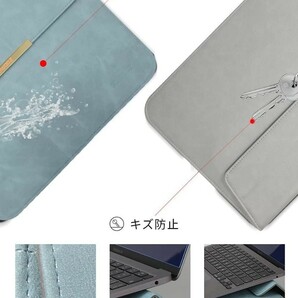 【新品】TOWOOZ 【折り畳み式】MacBook Air/Pro ケース 13-14 インチ 2022年新型M2/M1 折り畳み式 薄型 耐衝撃 撥水スリーブケース no.875の画像5