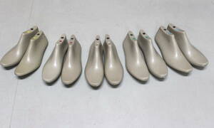 靴 木型 22.5・23・23.5・24・24.5cm 5足分　5つセット おまけ付き 婦人　レザークラフト ラスト K052 靴クラフト