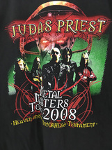 古着 00s Judas Priest 「METAL MASTHRS TOUR 2008」 ツアー ヘヴィ メタル ロック バンド Ｔシャツ L 古着_画像2