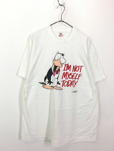 古着 90s USA製 ペンギン コミック アニマル ポップ アート Tシャツ XL 古着_画像1