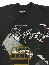 古着 80s USA製 Pink Floyd 「A Momentary Lapse of Reason」 鬱 ツアー プログレ ロック バンド Tシャツ L 古着_画像4