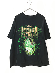 古着 90s USA製 Lynyrd Skynyrd 「1993 World Tour」 ツアー サザン ロック バンド Tシャツ XL 古着