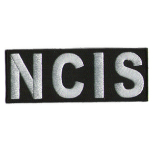 ＮＣＩＳ　ネイビー犯罪捜査班（黒地）　刺繍ワッペン