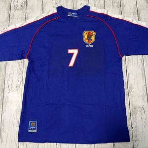 #7 NAKATA 中田英寿 日本代表 JFA サッカー ビンテージ 半袖Tシャツ