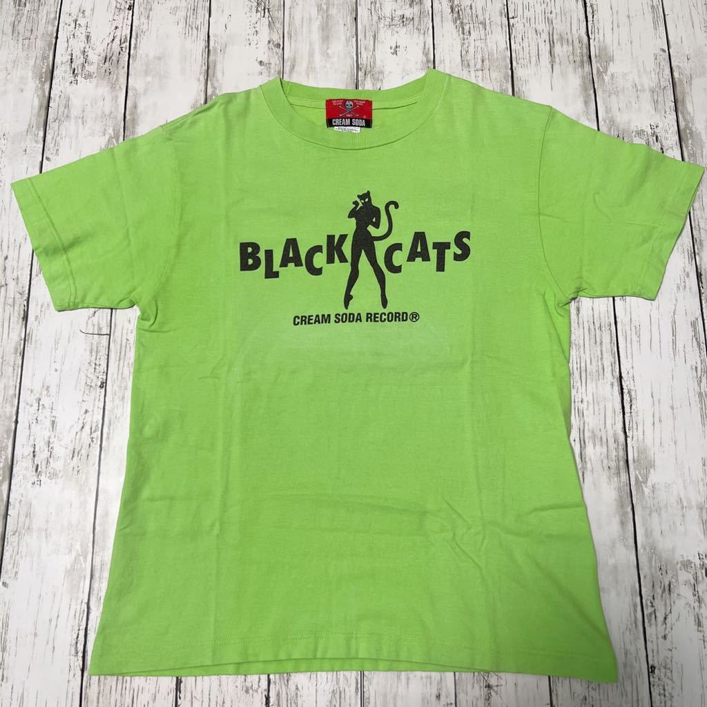 買得 完売品 クリームソーダ BLACK CATS半袖シャツ未使用品 Tシャツ 