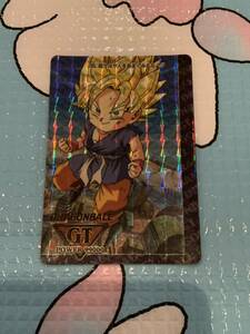 ドラゴンボール　カードダス アマダ　ドラゴンボールGT　超サイヤ人を甘くみるなよ！　NO,85 シールver 極み美品