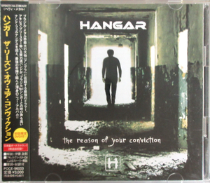 ハンガー / ザ・リーズン・オヴ・ユア・コンヴィクション POCE-96003 帯付き 初回限定DVD付き！［HANGER、ANGRA］