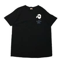 [XL] 90s The Phantom of the Opera プリント Tシャツ ブラック fruit 黒 オペラ座の怪人 ミュージカル カニエ ビンテージ vintage 86_画像1