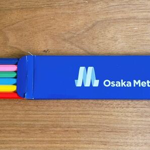 大阪メトロ Osaka Metro 色鉛筆6本セット　新品