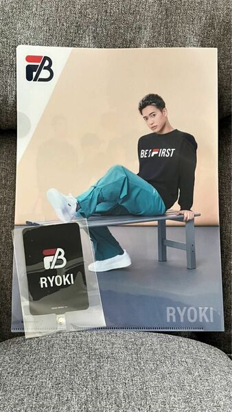 BE:FIRST FILA クリアファイル＆フォンタブ（RYOKI）